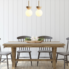 Round Travertine LED Pendant Light