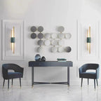Refined Radiance Marble Accents Wall Light