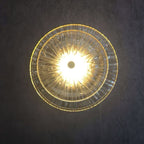 Round Crystal Wall Light