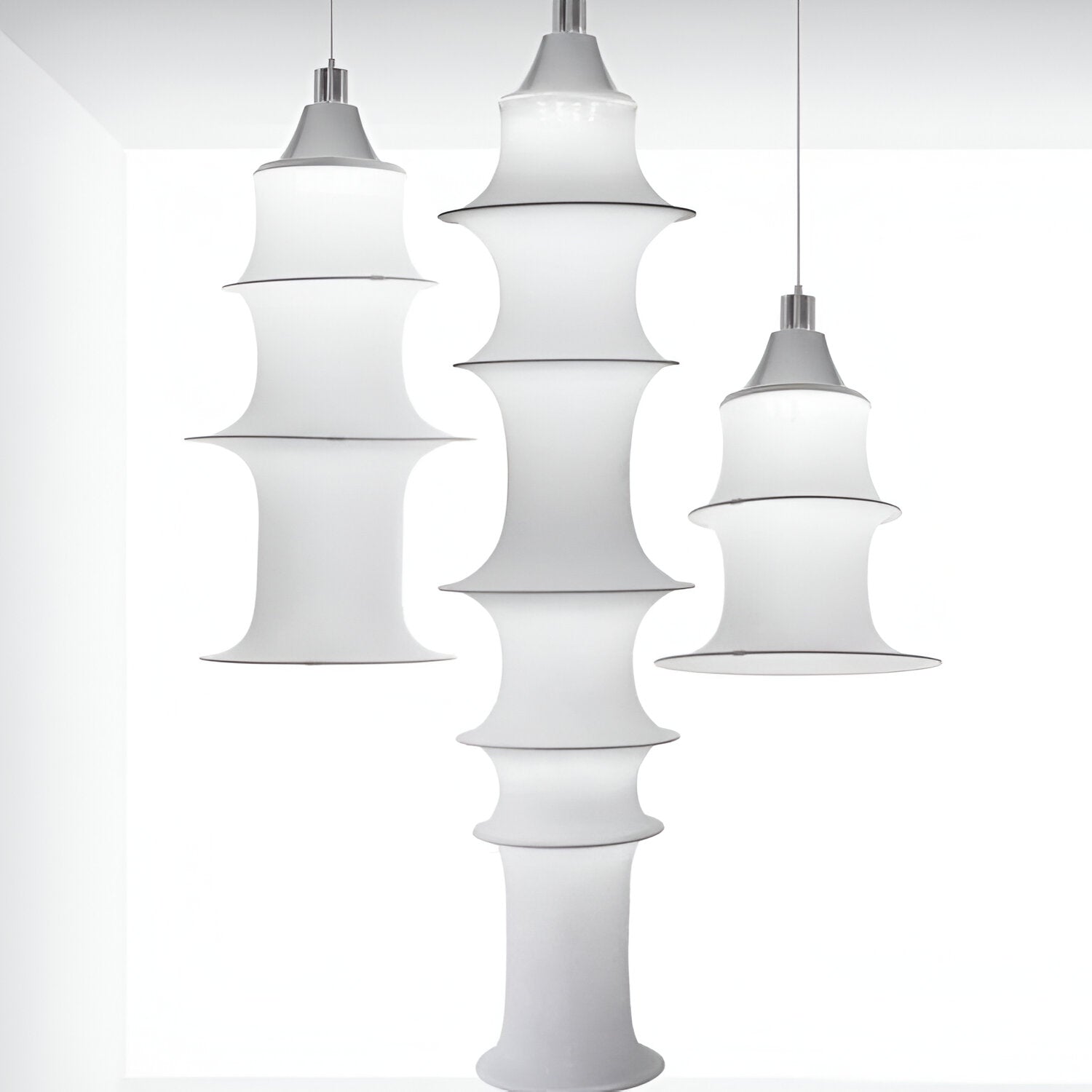 Japandi Falkland Fabric Pendant Light