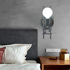 Retro Iron Art Staircase Wall Light