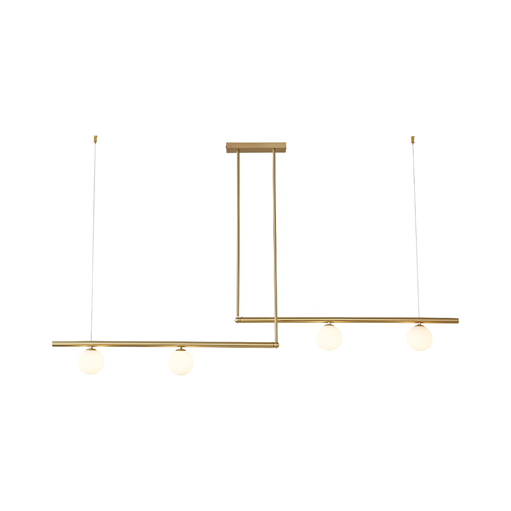 Nordic Glass Linear Luxury Pendant Light