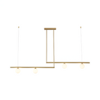Nordic Glass Linear Luxury Pendant Light