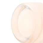 Nordic Luminous Dimple Glass Modern Wall Light