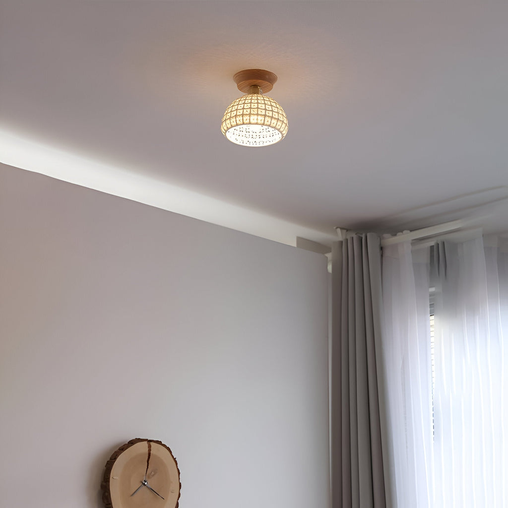 Nordic Ceramic Ceiling Fixture