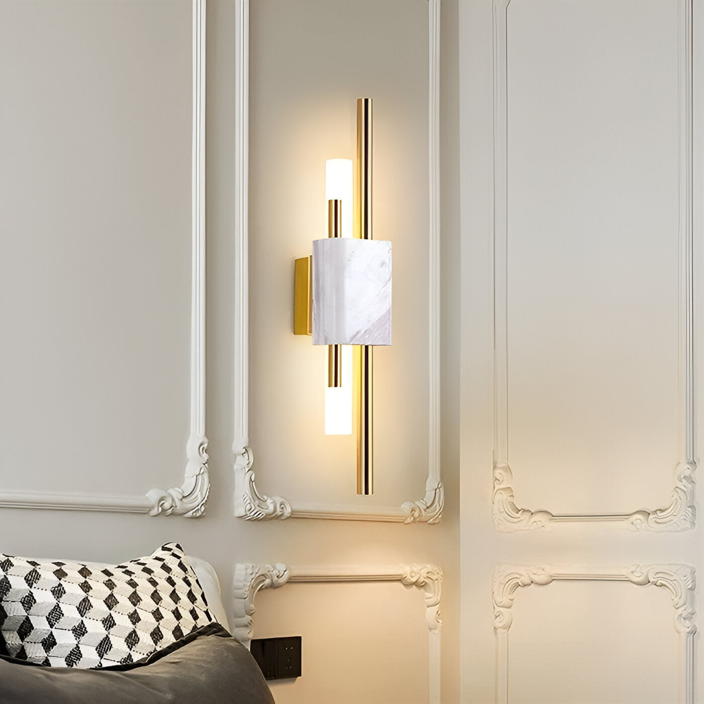 Nordic Acrylic Marble Contemporary LED Wall Light