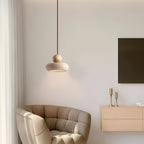 Retro Wabi-Sabi Natural Stone Travertine Pendant Light