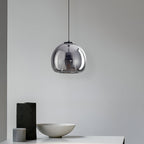 Nordic Minimalist Glass Stone LED Pendant Light