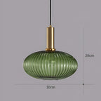 Nordic Colorful Glass Retro Pendant Light