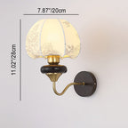 Traditional Pattern Fabric Wall Light