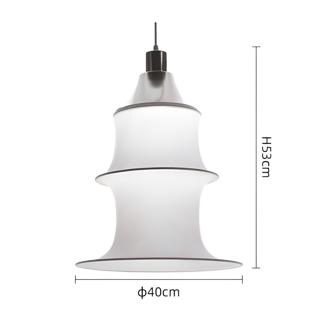 Japandi Falkland Fabric Pendant Light
