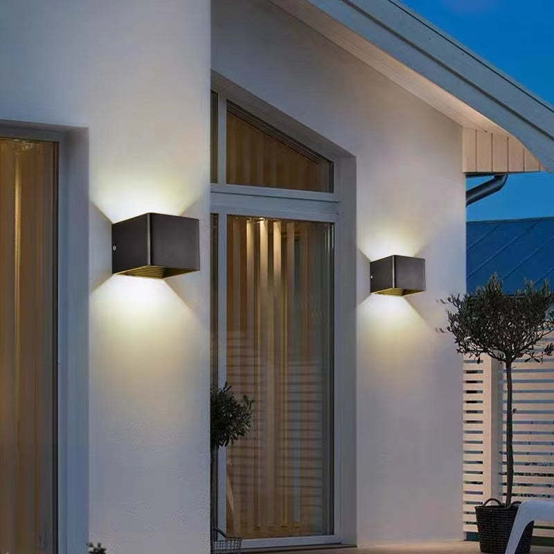 Modern Adjustable Square LED Outdoor Wall Light