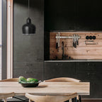 Golden Bell Shaped Nordic Steel Pendant Light
