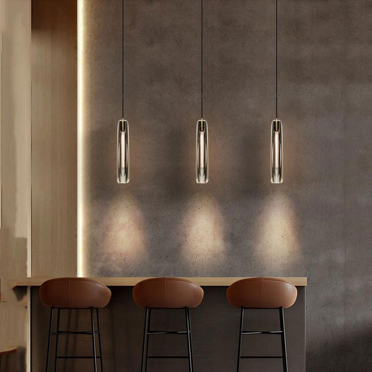Aurora Luxe Modern Crystal Glass Pendant Light