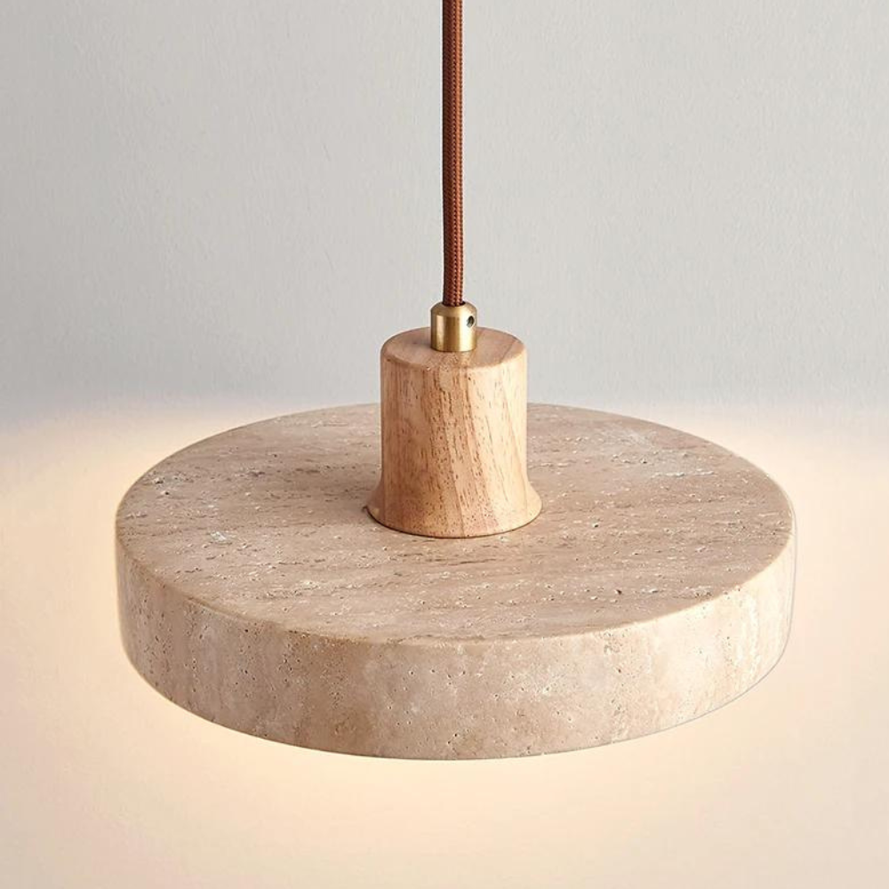 The Star's Radiance Travertine Ceiling Light