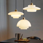The Pearl of Art Deco Glass Pendant Light