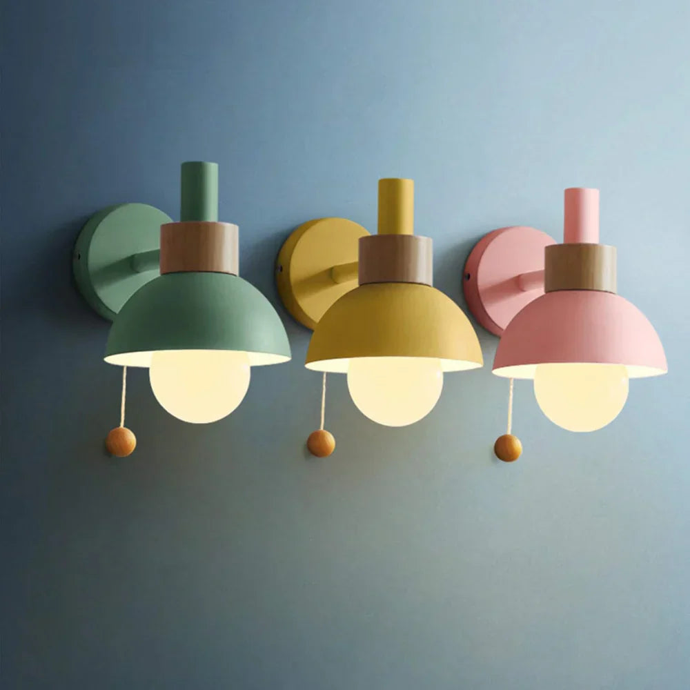 Macaron Nordic Iron Wall Lamp