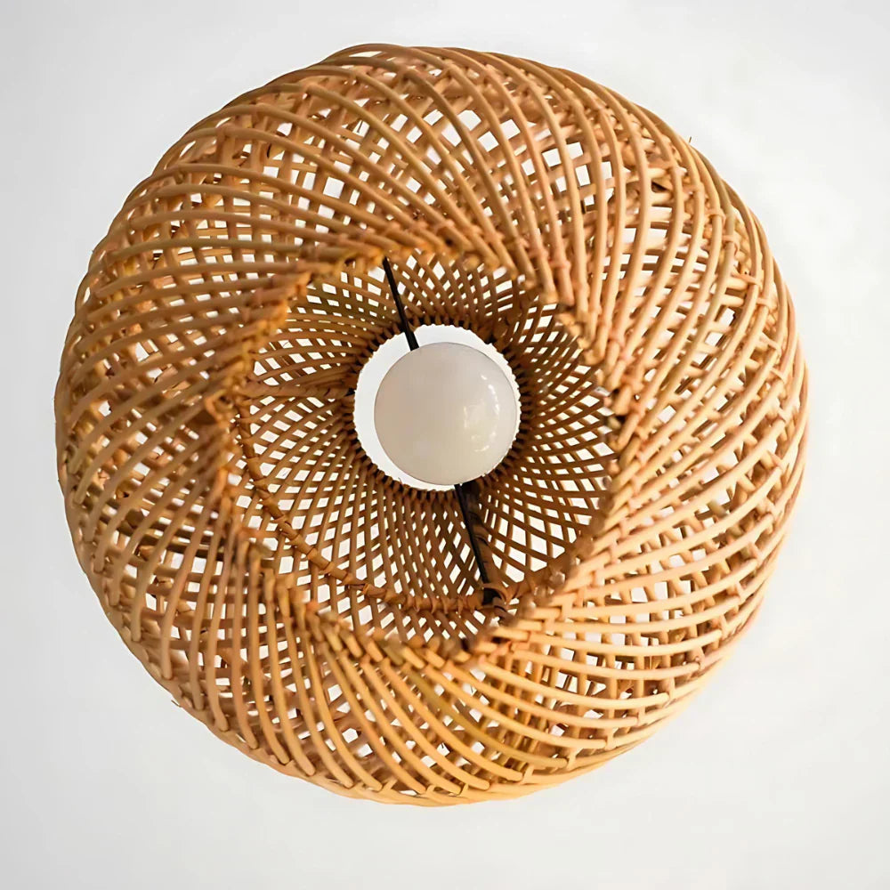 The Bohemian Thread Rattan Pendant Light