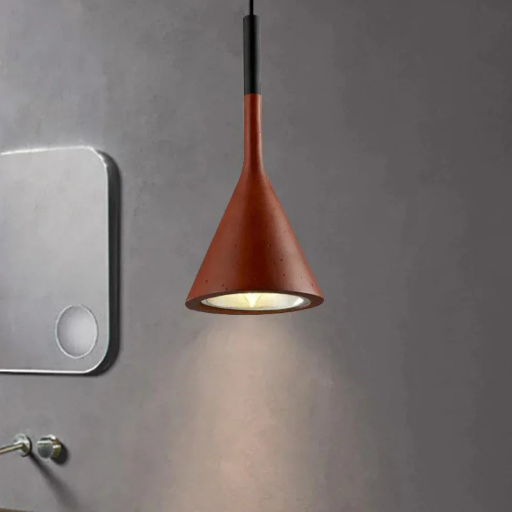 Nordic Conic Cement Scandinavian Design Pendant Light