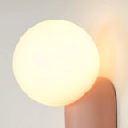 Luma Nordic Glass Orb Wall Light