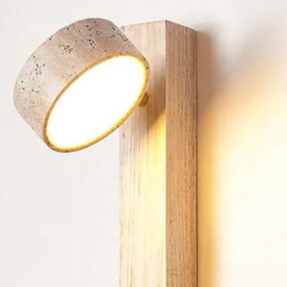 The Shine of the Palace Travertine Wall Light