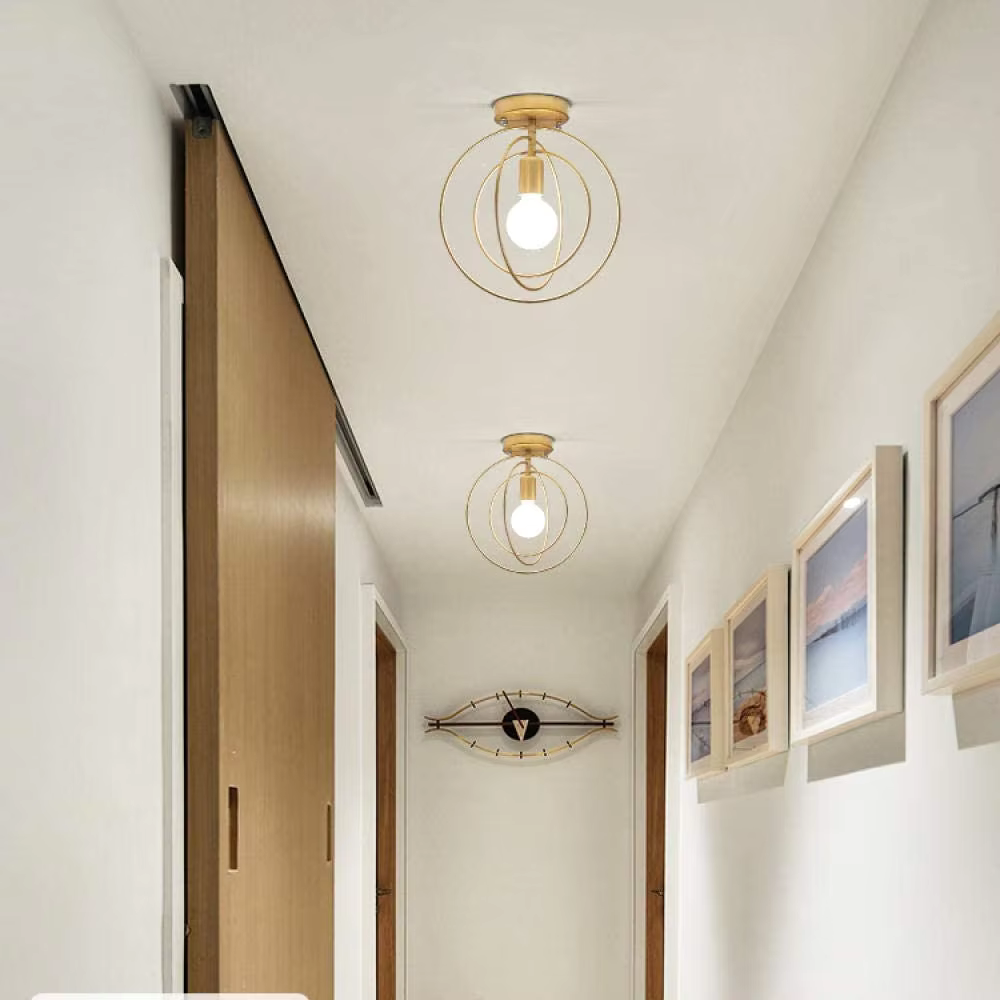 Golden Ring Ceiling Light