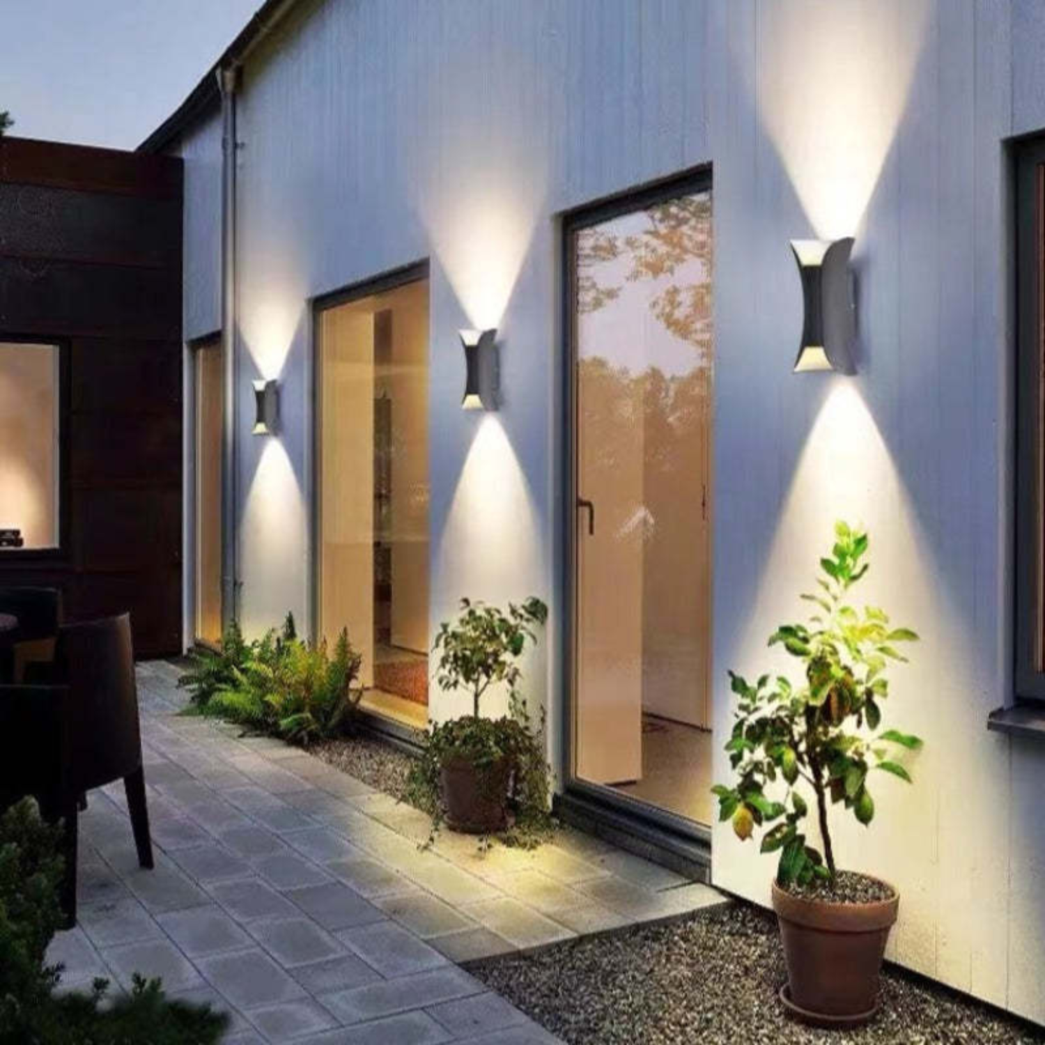 Aluminum Outdoor Night Glow IP65 Water Proof Wall Light