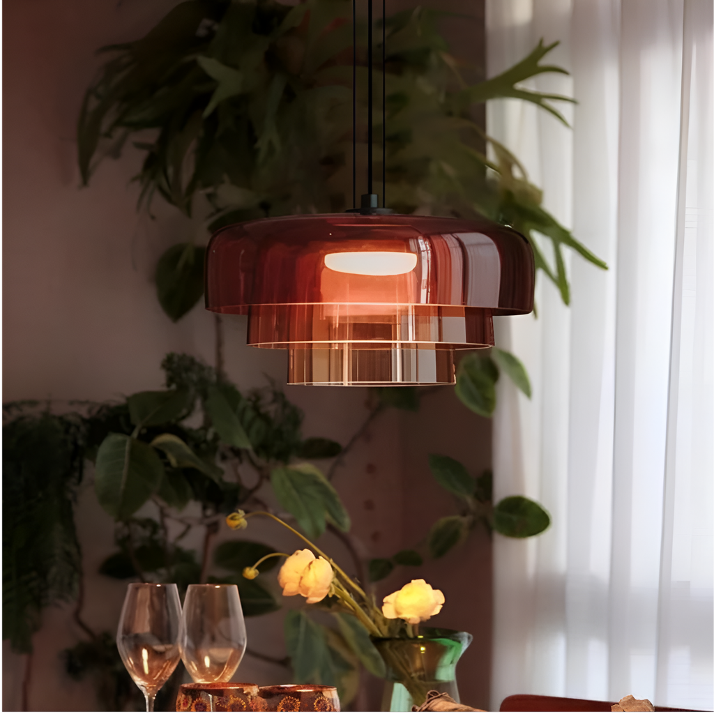 Nordic Celestial Glass Pendant Light