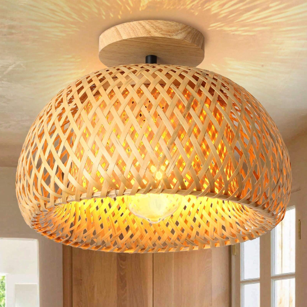 The Luminous Refuge Bamboo Ceiling Light