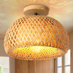 The Luminous Refuge Bamboo Ceiling Light