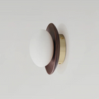 Nordic Minimalist Natural Wood LED Wall Light