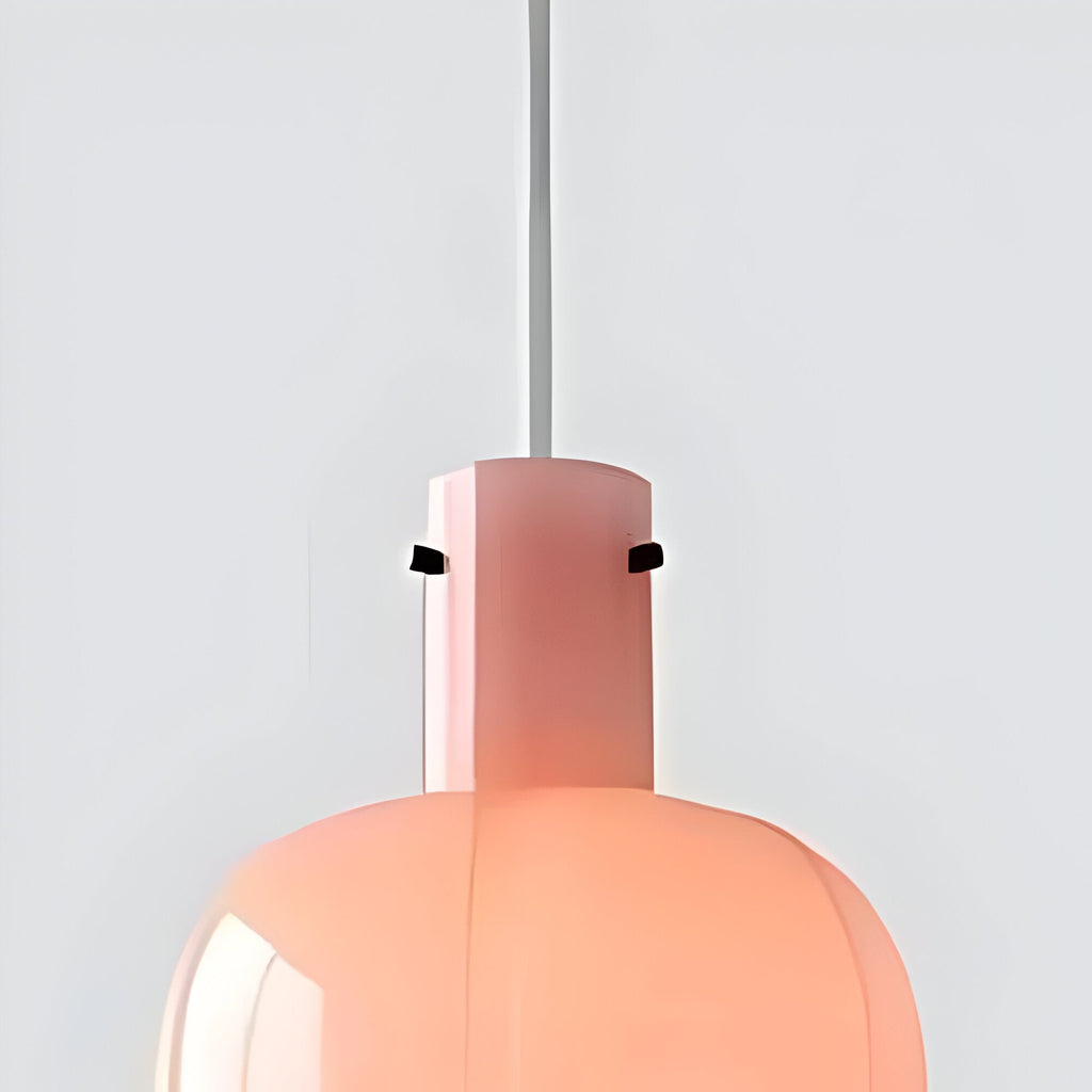 Nordic Flower Shaped Glass Pendant Light
