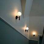Milky Glow Modern Metal Wall Lamp