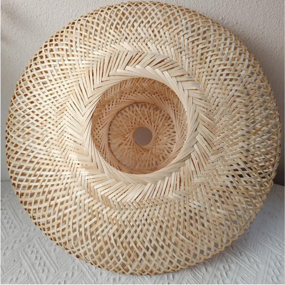 Treasure of the Dawn Bamboo Rattan Pendant Light