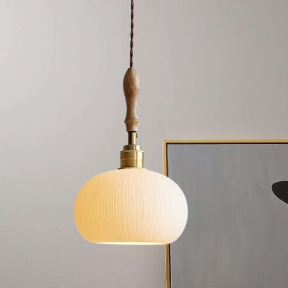 Japandi-Inspired Ceramic Light