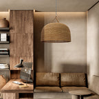 Natural Shadow Rattan Japandi Pendant Light