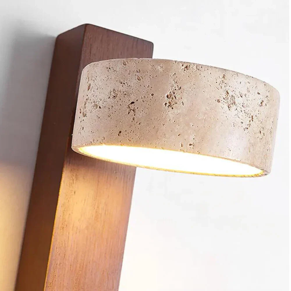 The Shine of the Palace Travertine Wall Light
