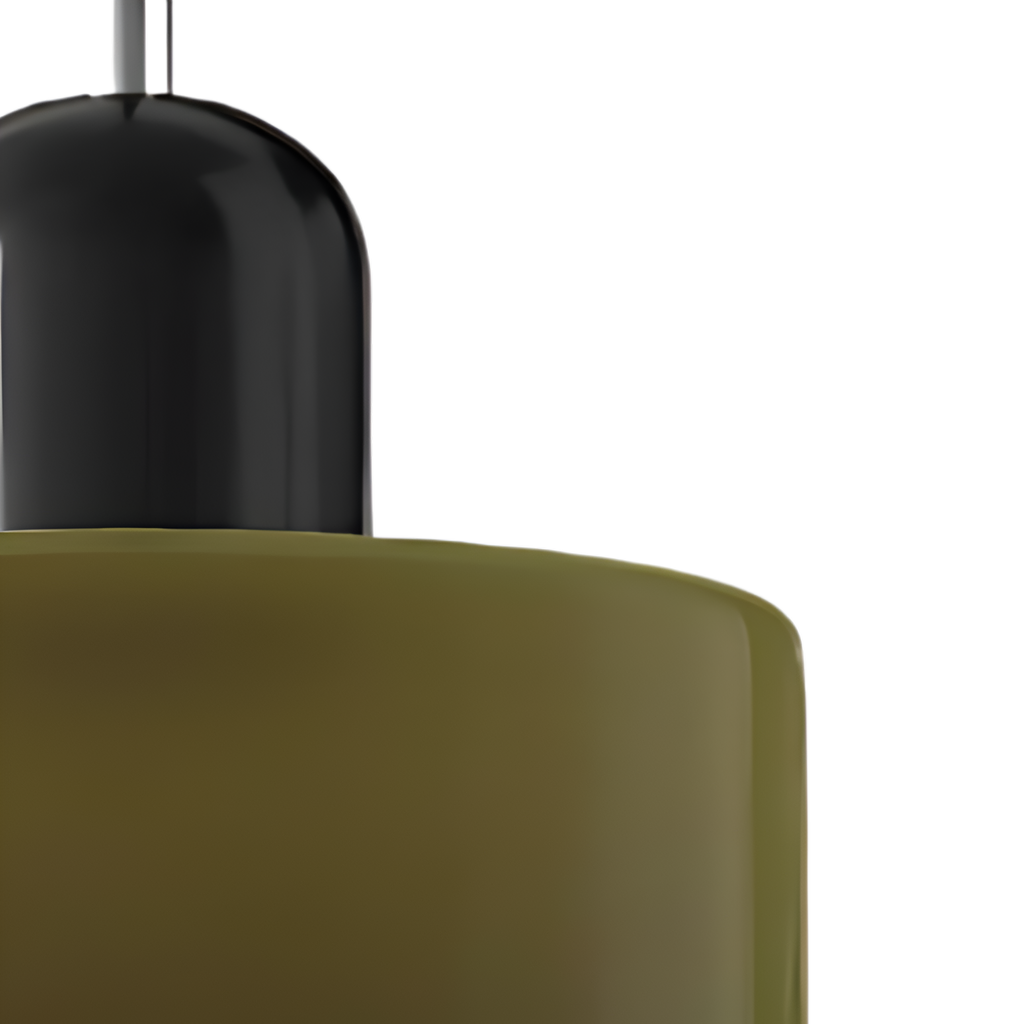 Nordic Iron Body Two-Tone Glass Pendant Light