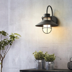 Luminous Outdoor Torch Metal Outdoor Wall Lamp