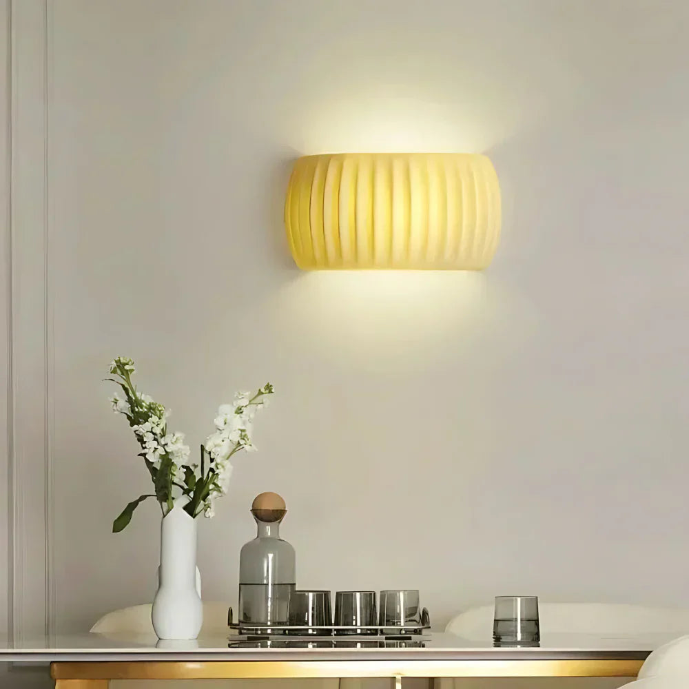 The Sun of Art Deco Resin Wall Light