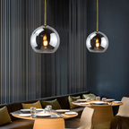 Solara Nordic Spherical Glass Pendant Light