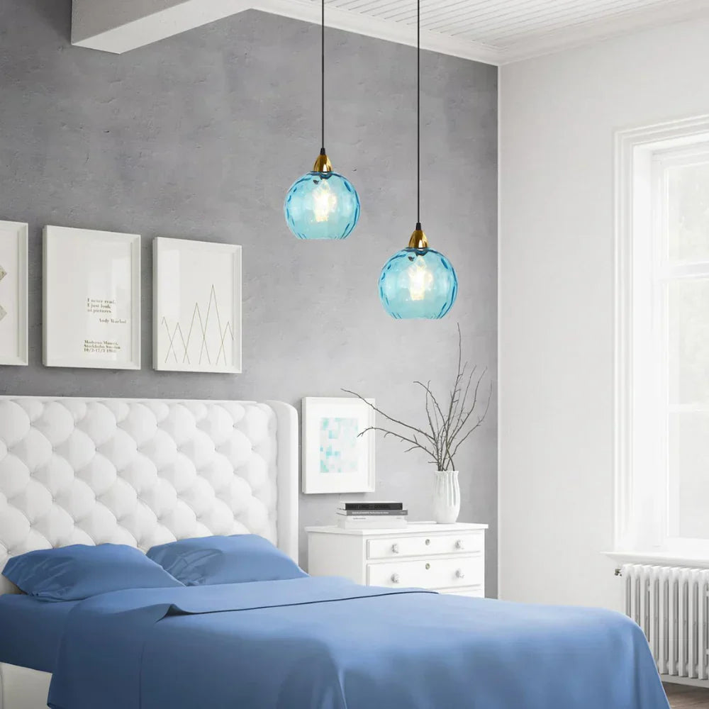 Modern LED Nordic Ceiling Glass Ball Pendant Light