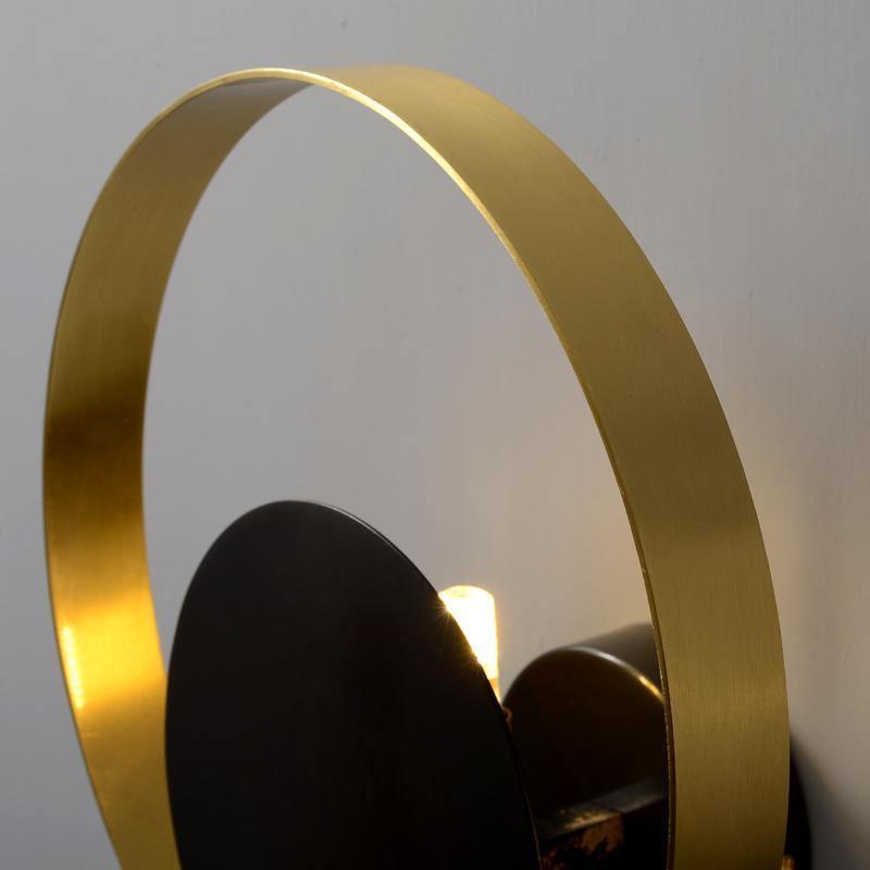 Eclipse Retro Circle Wall Light