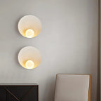 Serenity Modern Resin Japandi Metal Wall Lamp