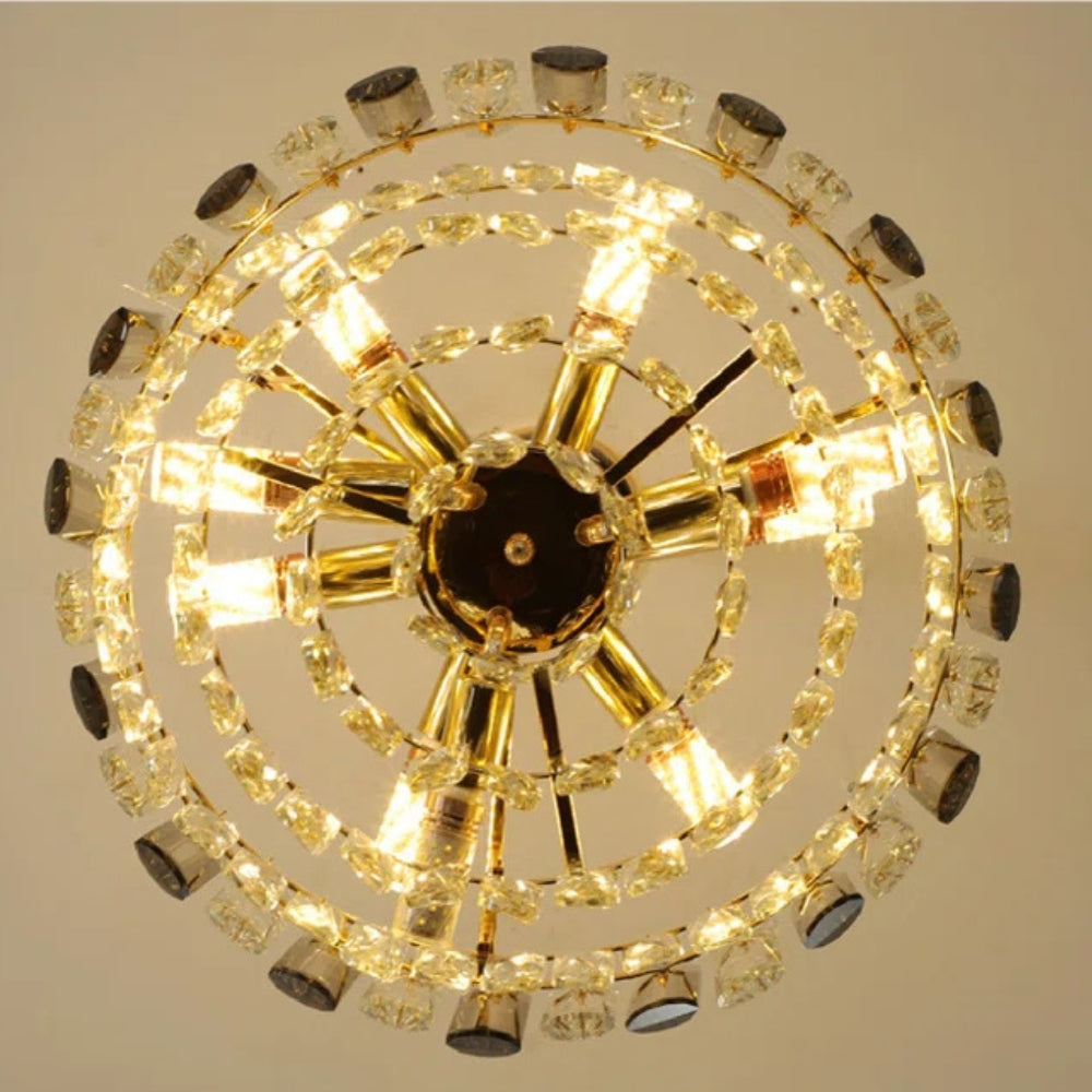 Nordic Crystal Tiered Chandelier
