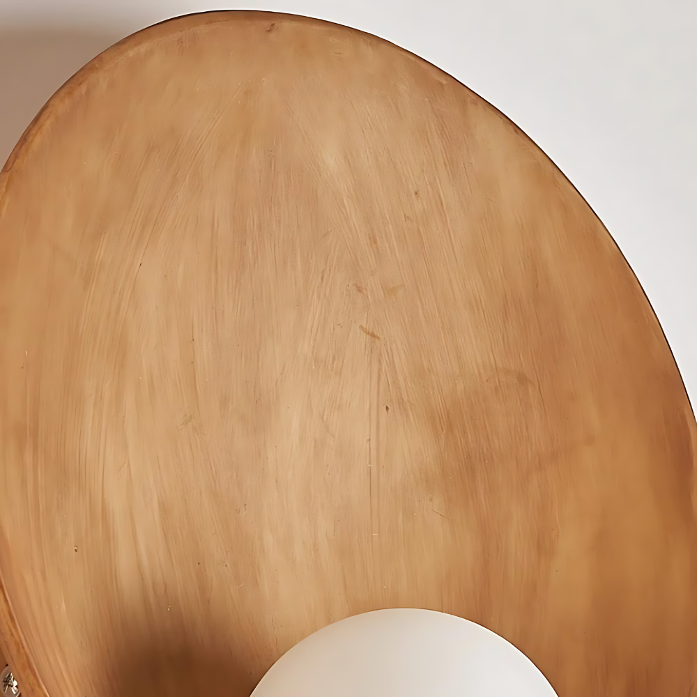 Serenity Modern Resin Japandi Metal Wall Lamp