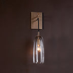 Designer Copper Transparent Glass Wall Light