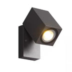Outdoor Rotatable Metal Spotlight Wall Light