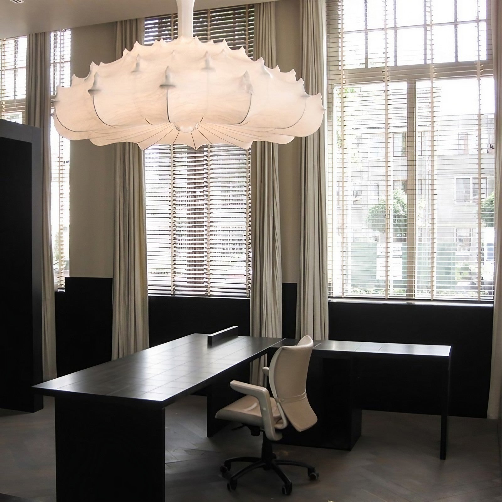 Nordic Cocoon LED Silk Pendant Light