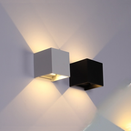 Modern Adjustable Square LED Outdoor Wall Light